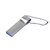 USB 2.0-флешка на 16 Гб с мини чипом и боковым отверстием для цепочки