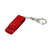 USB 2.0- флешка промо на 4 Гб с поворотным механизмом и однотонным металлическим клипом