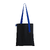 Шоппер Superbag black (чёрный с синим)