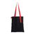 Шоппер Superbag black (чёрный с красным)