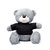 Мишка серый "Ted" в свитшоте (черный)