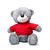 Мишка серый "Ted" в свитшоте (красный)