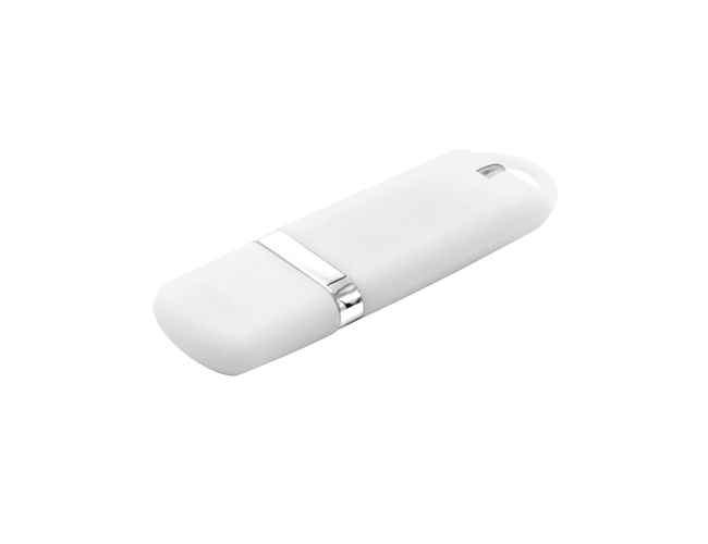 Флешка Shape с покрытием Софт Тач 16 GB, белая