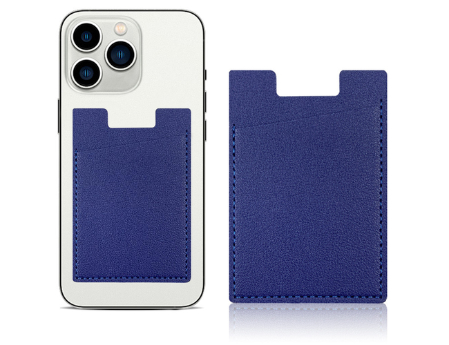 Держатель карт на телефоне SlimPocket, синий