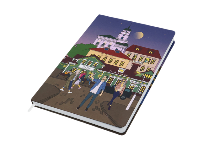 Записная книжка A5 Dziuna Зыбицкая в линейку 15,5 x 21 см