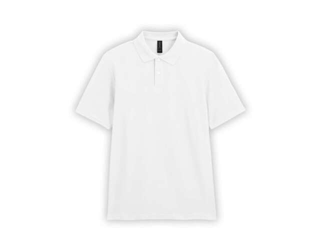 Футболка поло SOFTSTYLE ADULT DOUBLE PIQUE, БЕЛЫЙ S