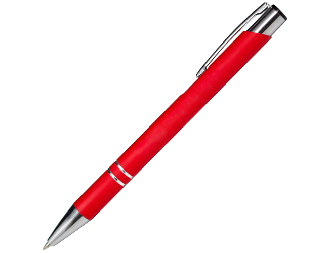 Ручка шариковая Legend Soft Touch Requis, красная