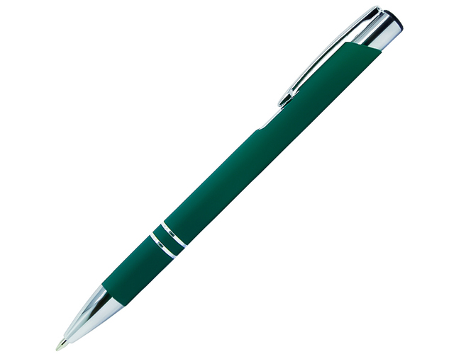 Ручка шариковая Legend Soft Touch Requis, зеленая