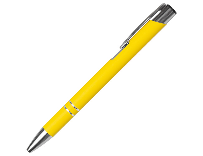 Ручка шариковая Legend Soft Touch Requis, желтая