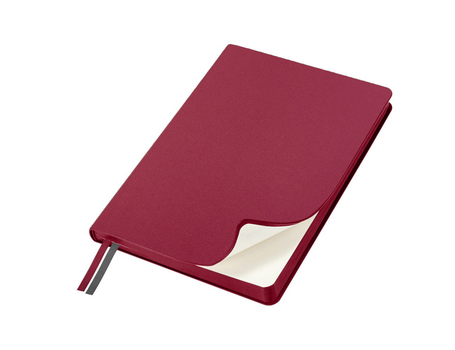 Ежедневник Flexy Velours de soie  А5, бордовый, недатированный, в гибкой обложке