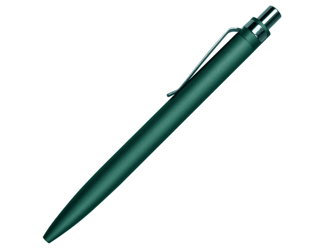 Ручка шариковая Shine Ray Soft touch алюминиевая, зеленая