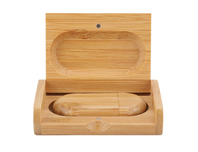 Флеш накопитель USB 2.0 Maple BOX в футляре, клен, дерево/дерево, 32 Gb