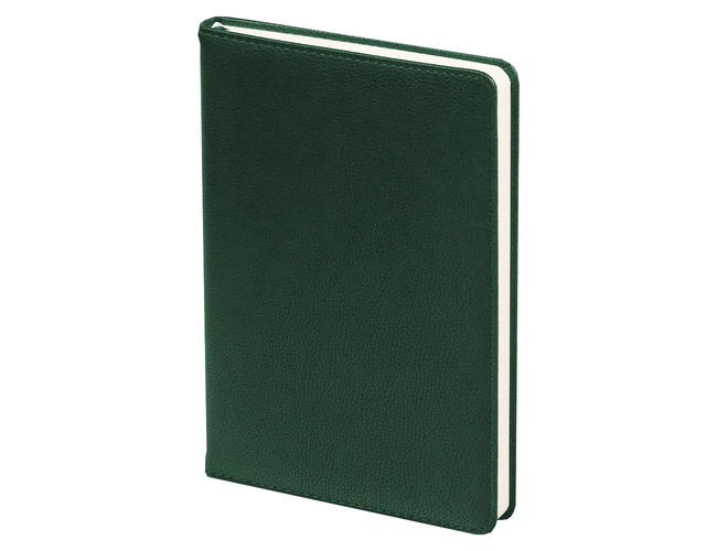 Ежедневник City Lafite А5, зеленый, недатированный, в твердой обложке с поролоном