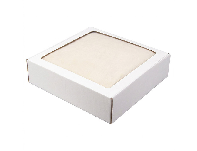 Плед мягкий флисовый Super Soft  Comfort, 125*150 см, бежевый,в подарочной белой крафтовой коробке с окошком