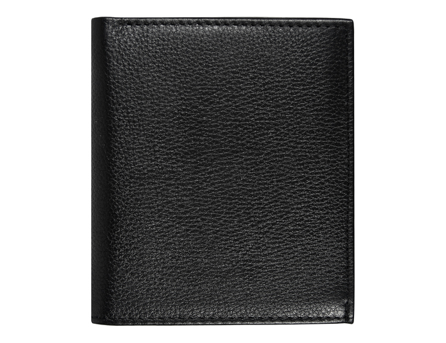 Кошелек с картхолдером для кредитных карт вертикальный Leather Plain из нат. кожи