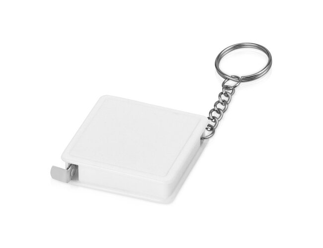 Брелок Tools рулетка Сантиметр, 1 м, белая, пластиковая