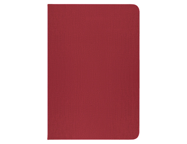 Блокнот Forest Alfa Polo Linen А5, недатированный, в твердой обложке, красный