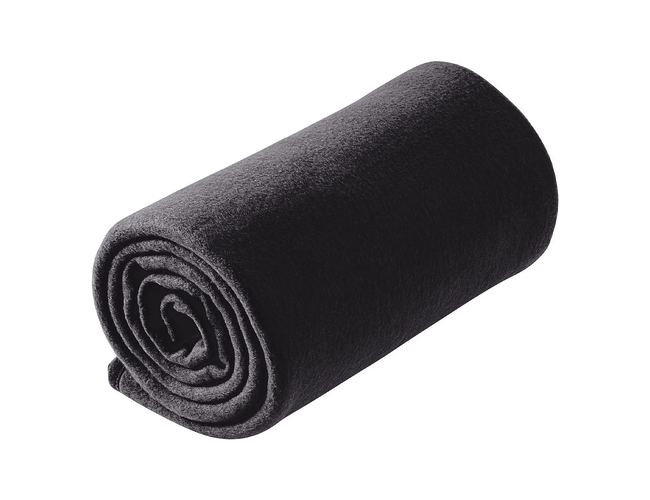 Плед дорожный флисовый Comfort Travel Blanket Warm, темно-серый, размер 152*127 см