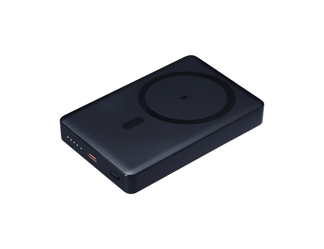 Внешний аккумулятор Атлантис Плюс PD (Atlantis PD Plus) 10000mAh с функцией беспроводной зарядки 15W, синий