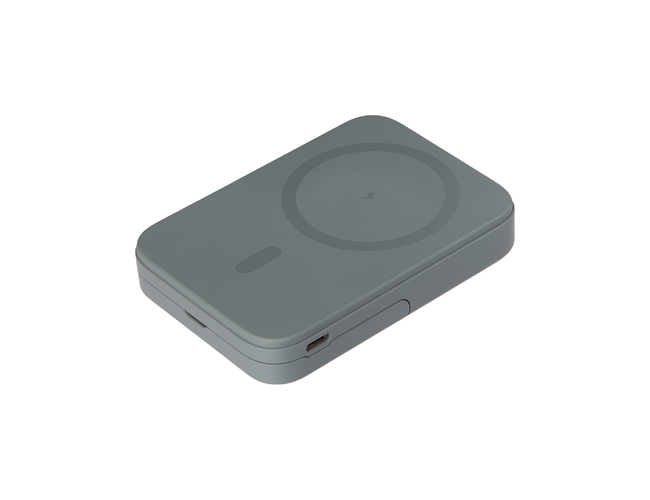 Внешний аккумулятор Юнион PD (Union PD) 10000mAh с функцией беспроводной зарядки 15W, серый