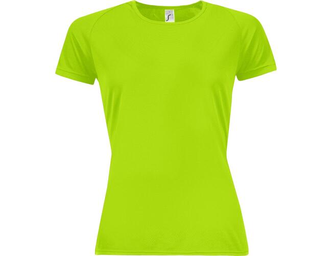 Футболка женская Sporty Women 140 зеленый неон, размер XS