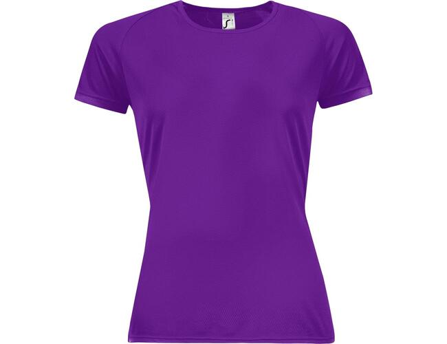 Футболка женская Sporty Women 140 темно-фиолетовая, размер XS