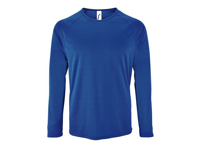 Футболка с длинным рукавом Sporty LSL Men ярко-синяя, размер S