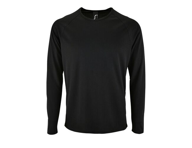 Футболка с длинным рукавом Sporty LSL Men черная, размер S