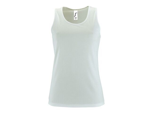 Майка женская Sporty TT Women белая, размер XS
