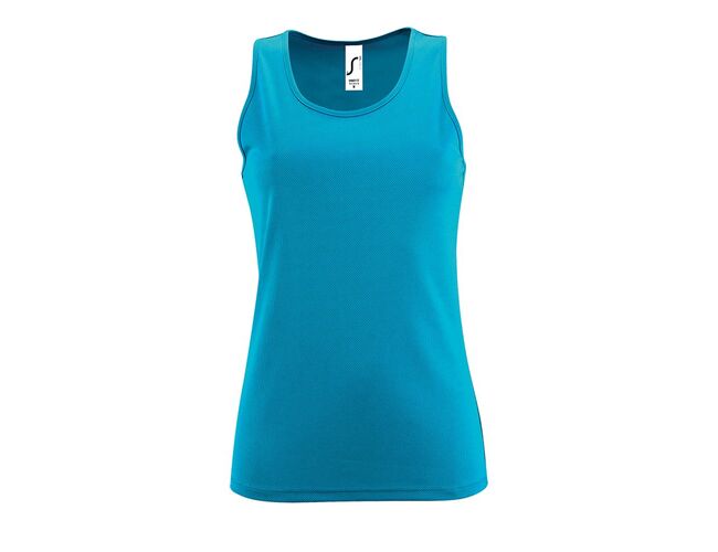 Майка женская Sporty TT Women ярко-бирюзовая, размер XS