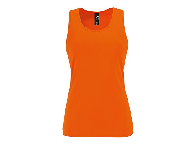 Майка женская Sporty TT Women оранжевый неон, размер XS