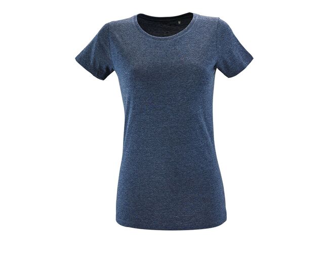 Футболка женская Regent Fit Women синий меланж, размер S