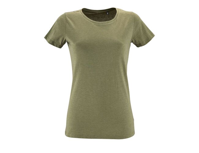 Футболка женская Regent Fit Women меланж хаки, размер S