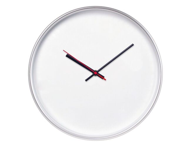Часы настенные ChronoTop, серебристые