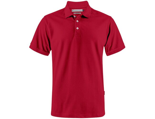 Рубашка поло мужская Sunset красная, размер S