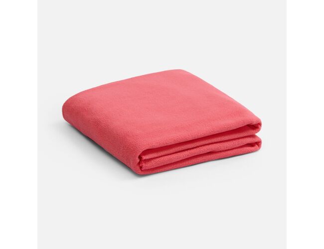 Флисовый плед Warm&Peace XL, розовый (коралловый)