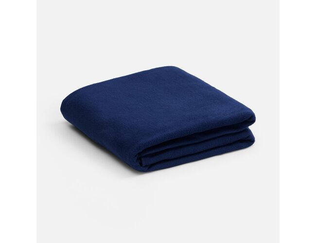 Флисовый плед Warm&Peace XL, синий