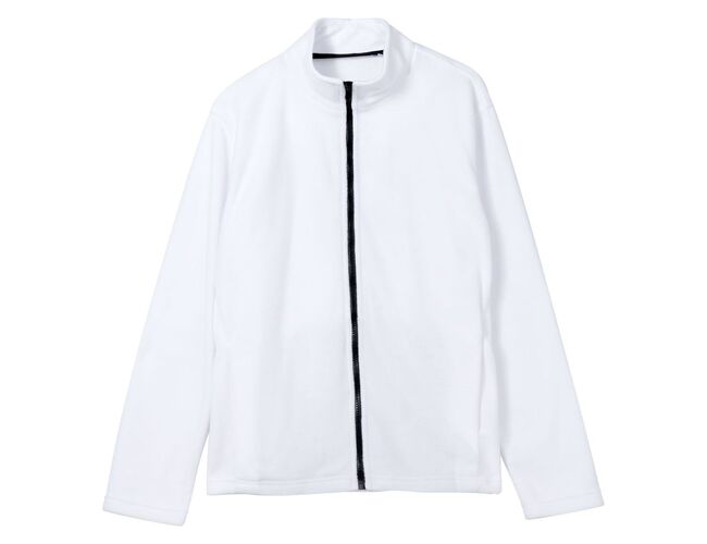 Куртка флисовая унисекс Manakin, белая, размер XS/S