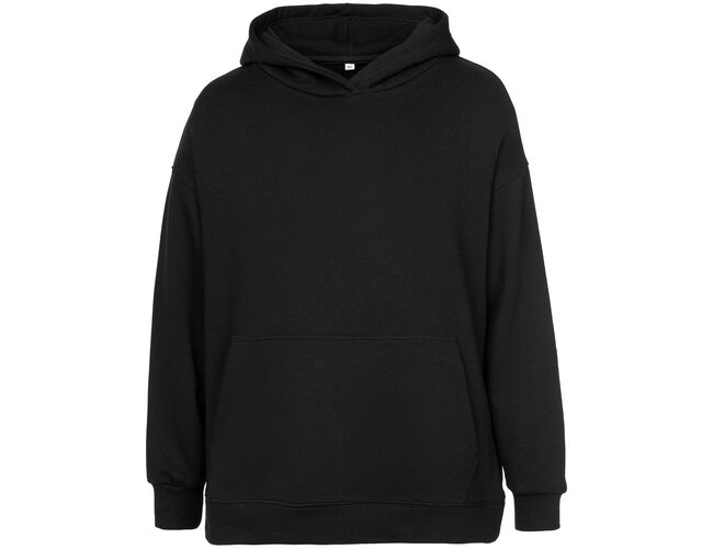 Худи оверсайз унисекс Outshine, черное, размер XL/2XL