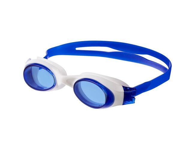 Очки для плавания Swimatic, синие с белым