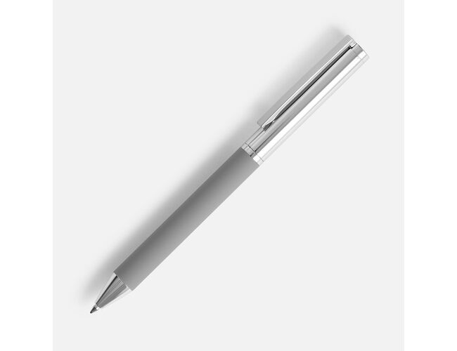 Ручка шариковая Eyeshot Soft Touch, серая