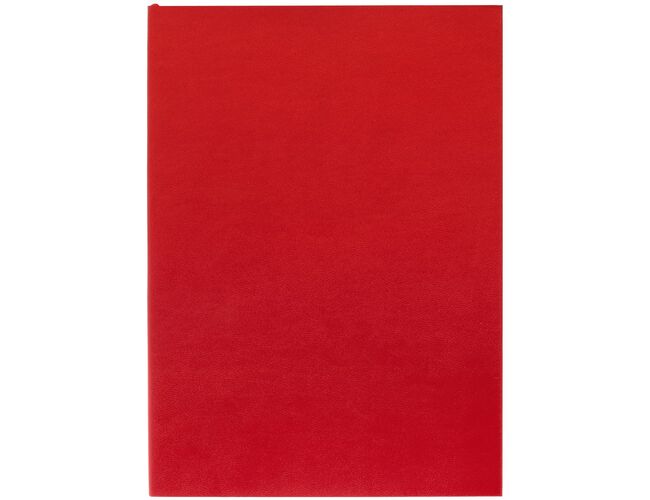 Ежедневник Flat Light, недатированный, красный