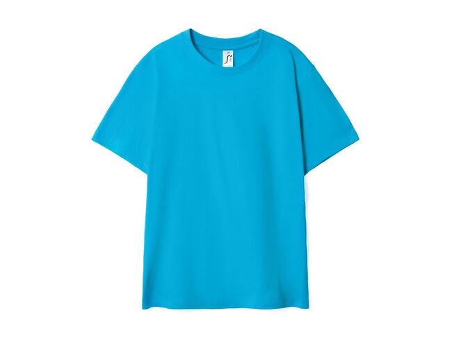 Футболка детская Regent Kids 150 бирюзовая, на рост 106-116 см (6 лет)