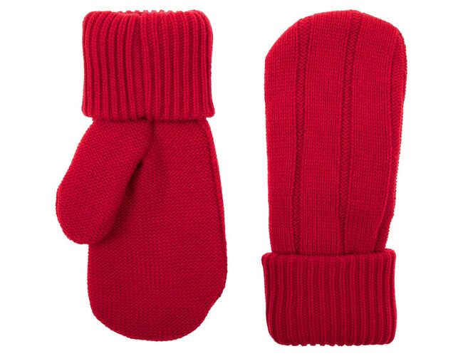 Варежки Knit Beat, красные, размер S/M