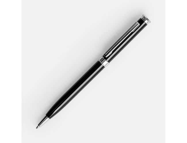 Ручка шариковая Finn Chrome, черная