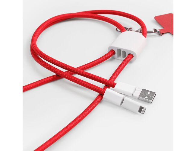 Кабель-ланьярд energyFlex Pro, красный