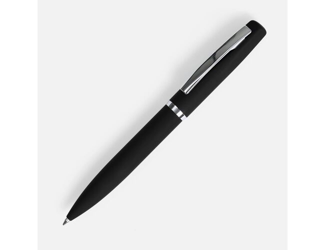 Ручка шариковая Bolt Soft Touch, черная