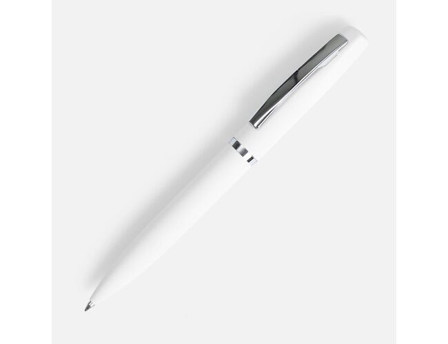 Ручка шариковая Bolt Soft Touch, белая