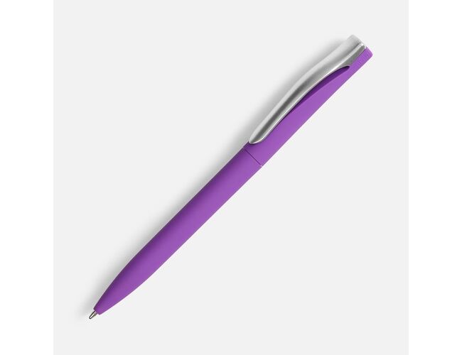 Ручка шариковая Pin Soft Touch, фиолетовая
