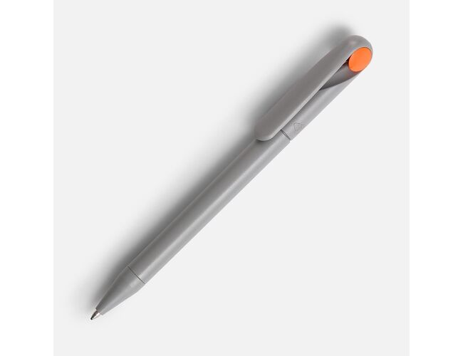 Ручка шариковая Prodir DS1 TMM Dot, серая с оранжевым